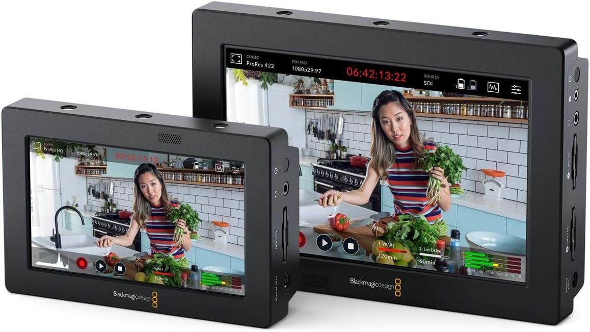 Blackmagic Design OB02655 Video Assist: 3G 5" FHD Recorder Monitor