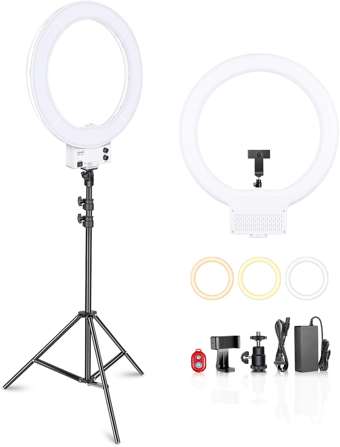 Neewer 10093389 18 inch LED Ring Light Stand Kit