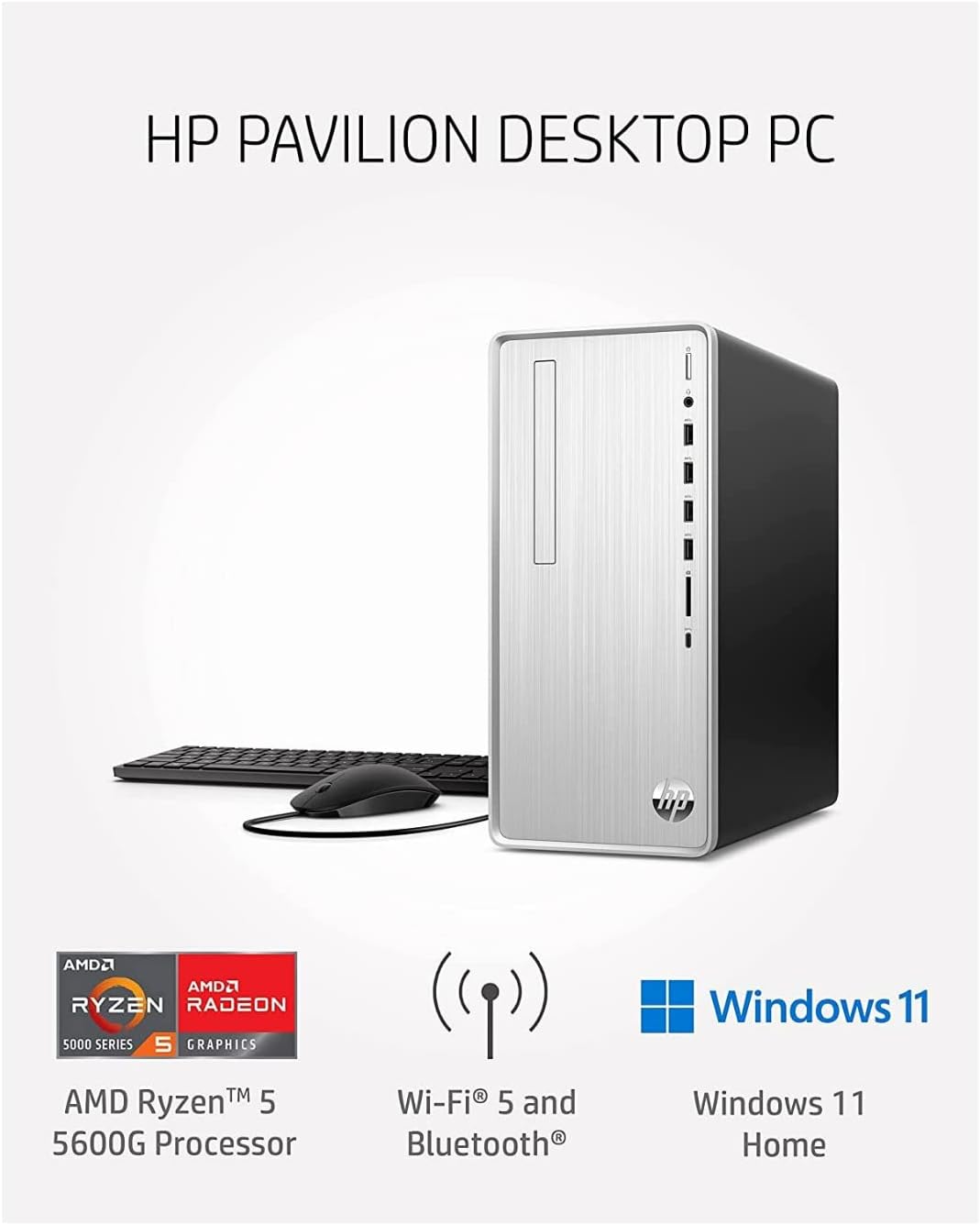 HP TP01-2040 Pavilion Desktop Ryzen 5 5600G 12GB RAM 512GB SSD