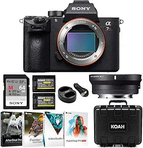 Sony a7r iii Full-Frame Mirrorless Camera Sigma Adapter Bundle