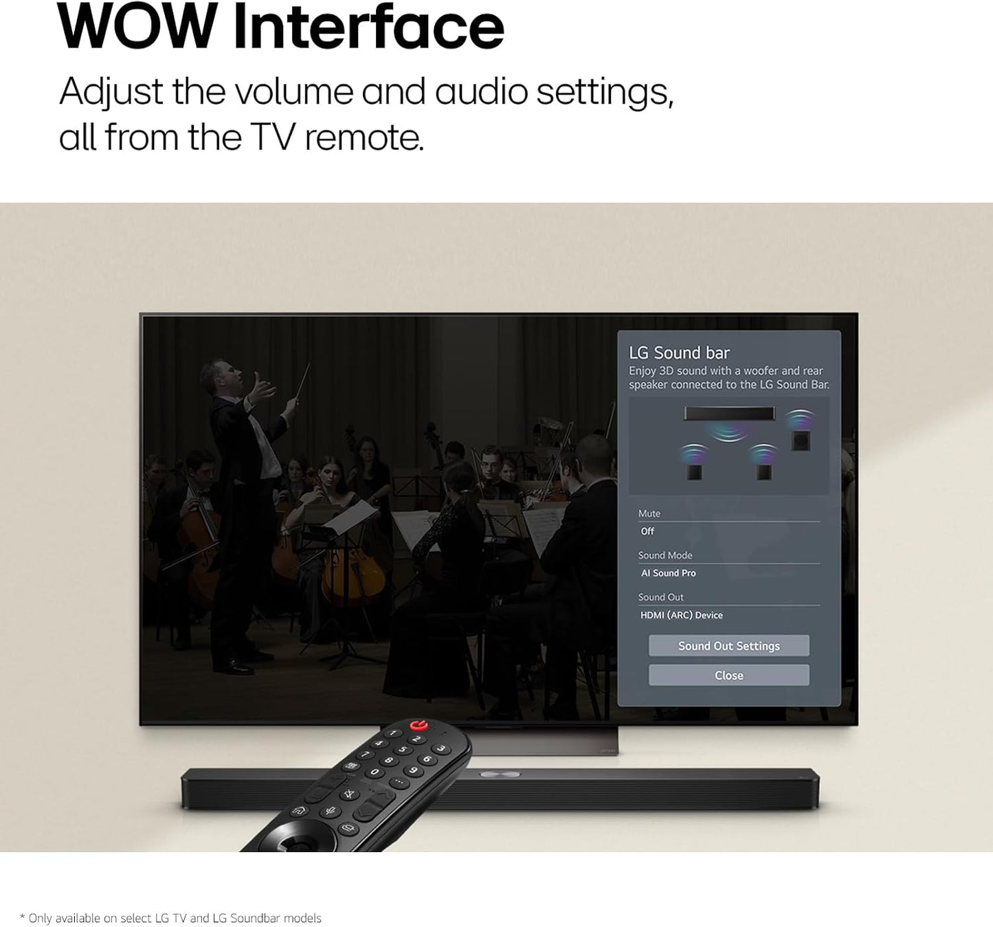LG S40T 2.1ch Soundbar with Wireless Subwoofer (2024)