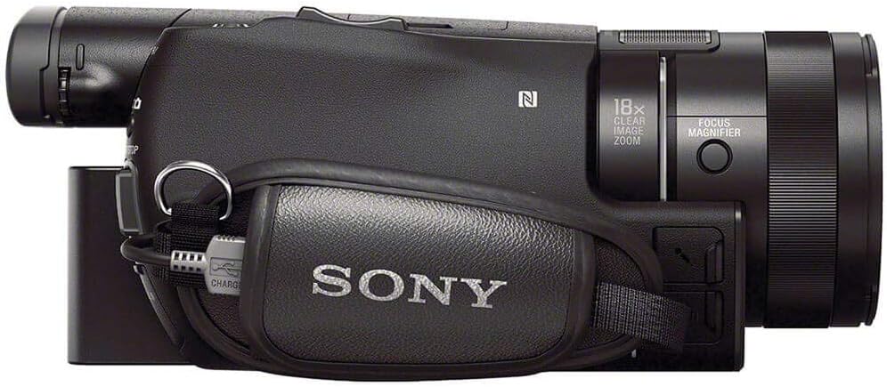 Sony FDRAX100/B 4K Camcorder - 3.5" LCD, Black