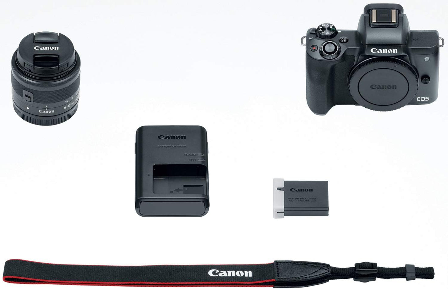 Canon 2680C011 EOS M50 Mirrorless Camera Kit 15-45mm