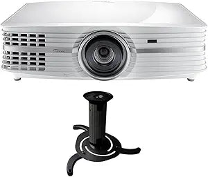 Optoma UHD60 4K Home Theater Projector Bundle - Ceiling Mount