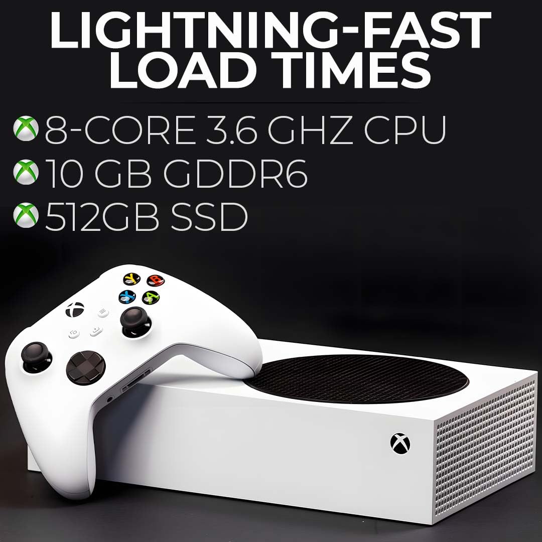 Microsoft Xbox Series S 512GB Console Bundle - Renewed