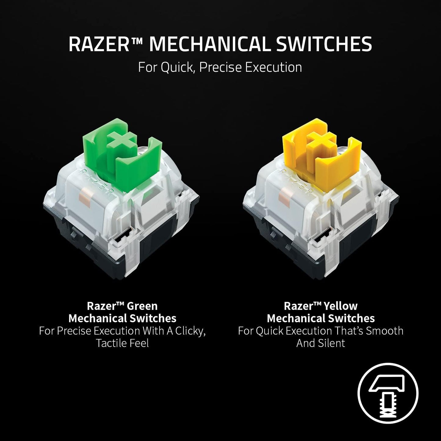 Razer BlackWidow V3 Mini Yellow Switch Wireless Keyboard
