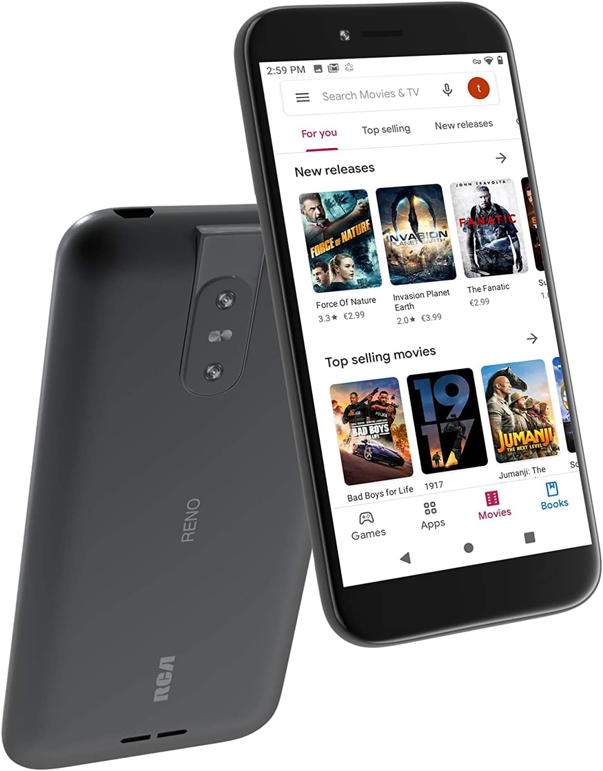 RCA RENO 4G LTE Android 11 Unlocked Smartphone