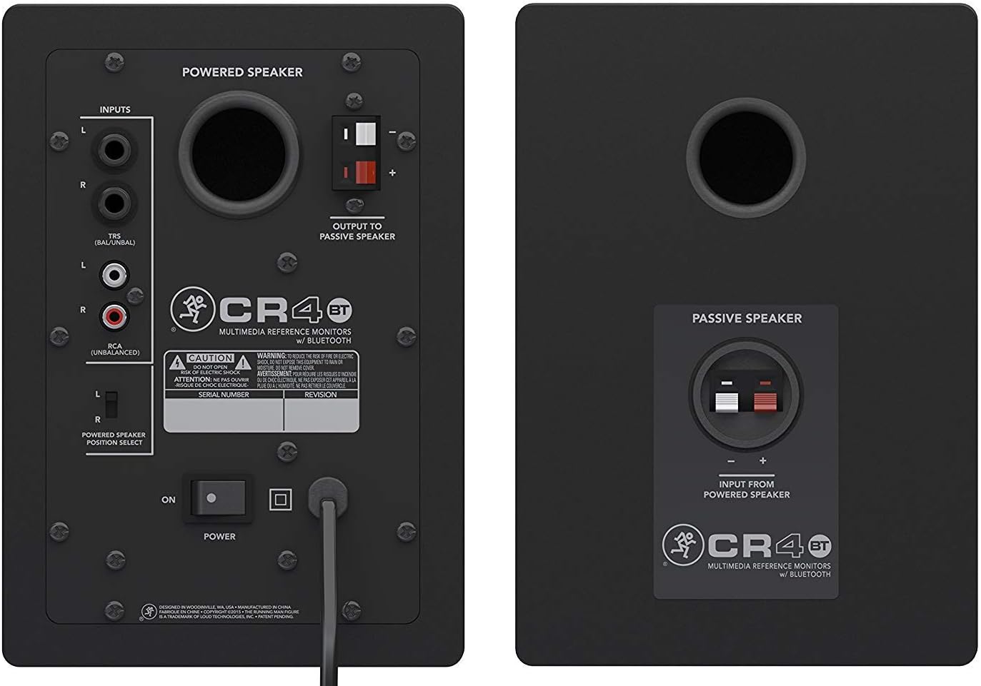 Mackie CR4BT 4-Inch Multimedia Bluetooth Studio Monitor