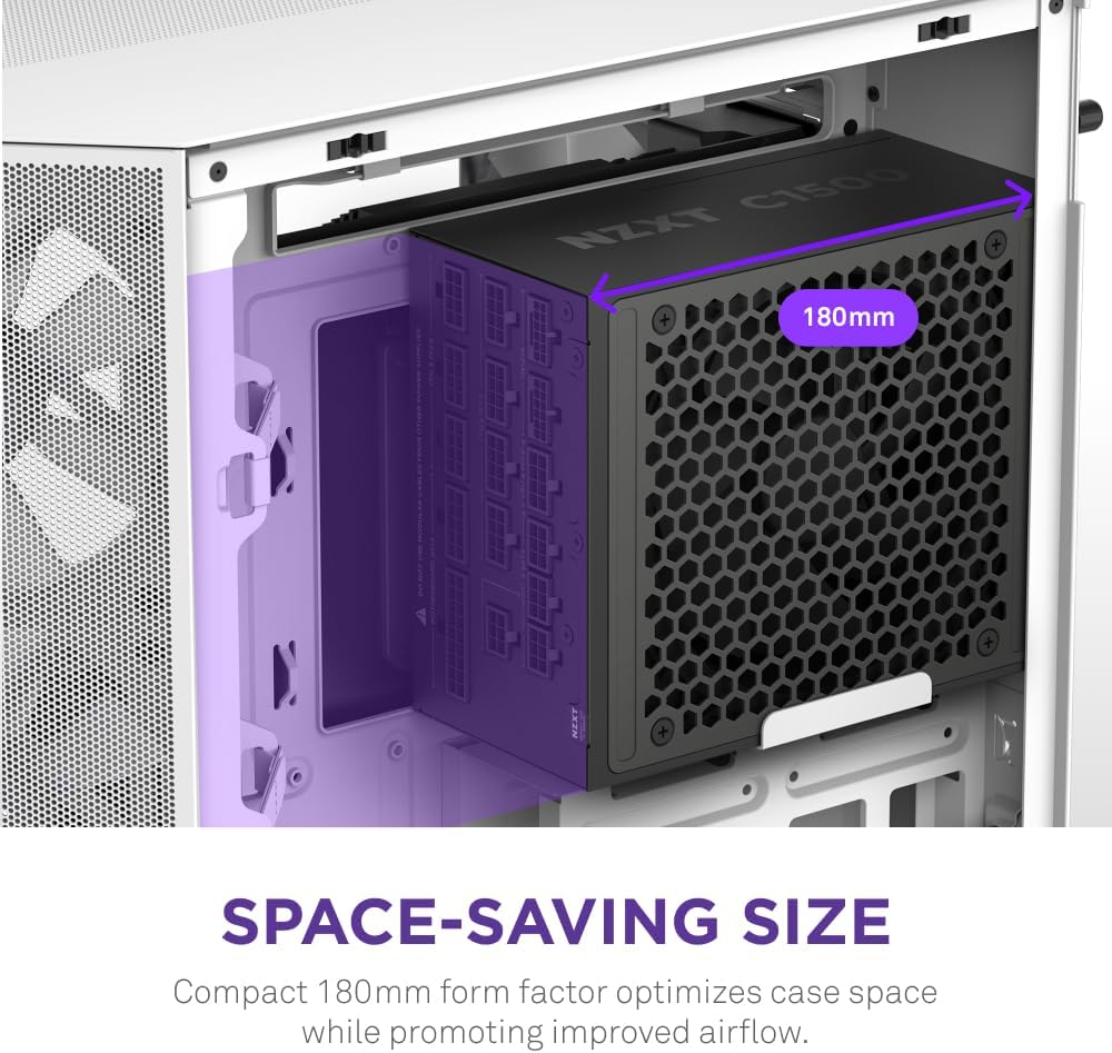 NZXT PA-5P1BB-US C1500 Platinum Low-Noise PSU