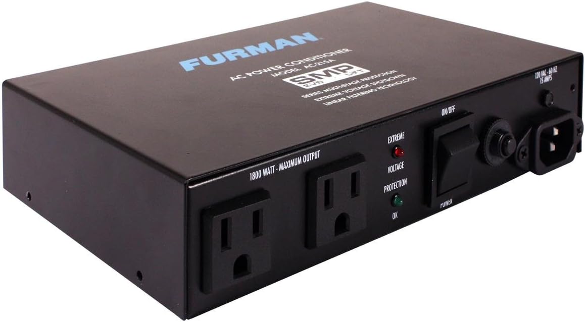 Furman AC-215A Compact Power Conditioner Surge Protector