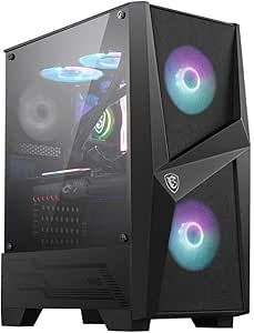 MSI MAG-FORGE100R Mid-Tower Gaming PC Case — main product image