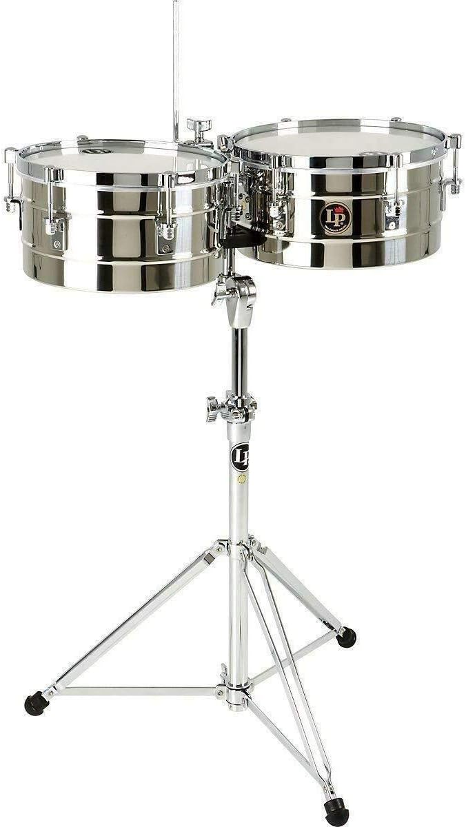 Latin Percussion LP255-S Stainless Steel Timbal Set