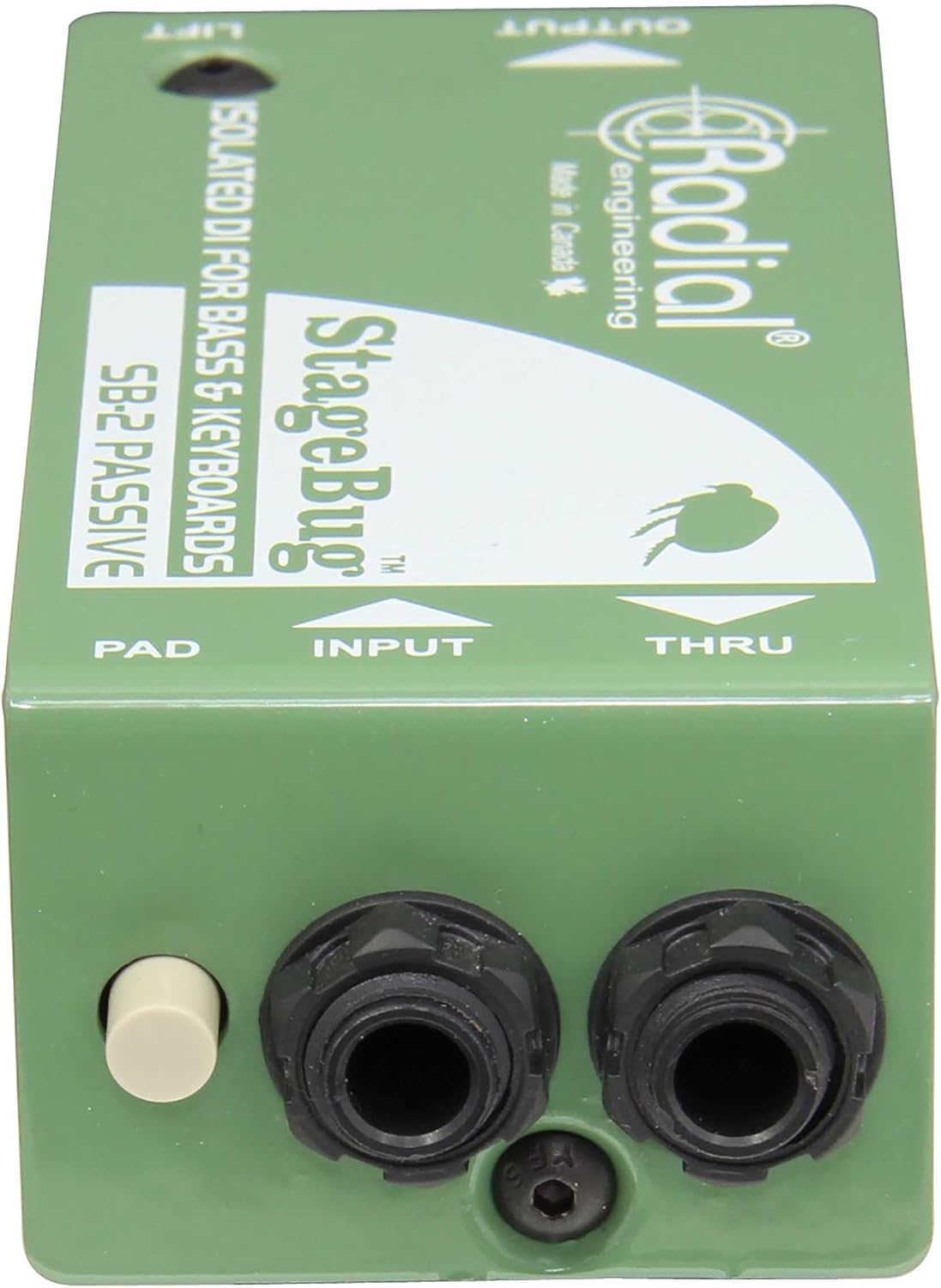 Radial Engineering SB2 StageBug Passive Instrument DI Box
