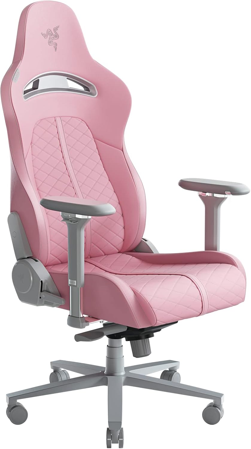 Razer RZ38-03720200-R3U1 Enki Gaming Chair - Pink Lumbar Support