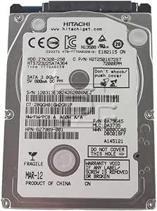 Hitachi HTS723225A7A364 250GB HDD: SATA 2.5" Hard Drive