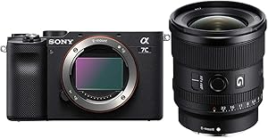 Sony Alpha 7C Full Frame Mirrorless Camera + 20mm Lens Bundle