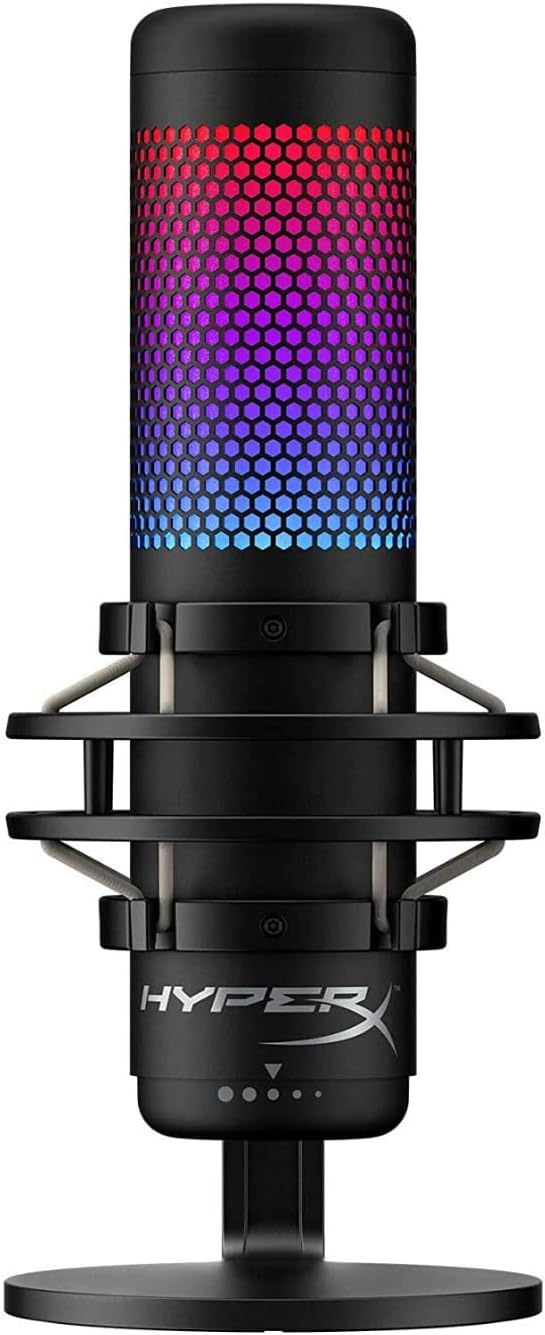 HyperX HMIQ1S-XX-RG-G-B/4P5P7AA-B QuadCast S RGB USB Microphone Renewed