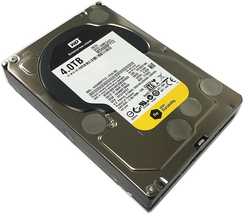 Western Digital WD4000FYYZ 4TB Enterprise SATA HDD — main product image