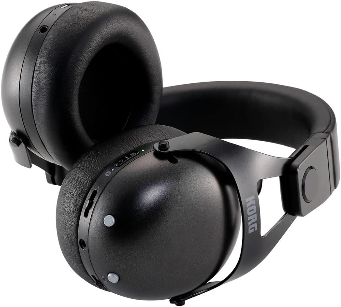 Korg NC-Q1 BK Smart Noise Canceling DJ Headphones