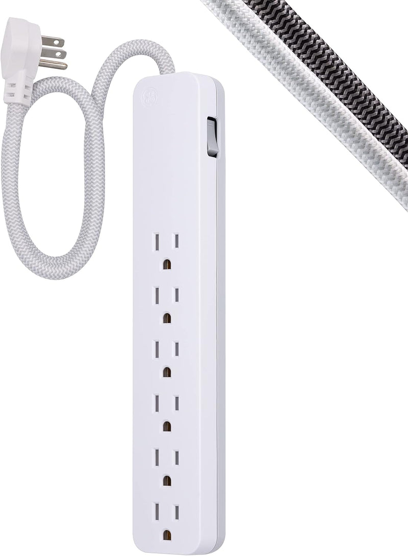 GE 45264 UltraPro 6-Outlet Surge Protector 2ft Cord — main product image