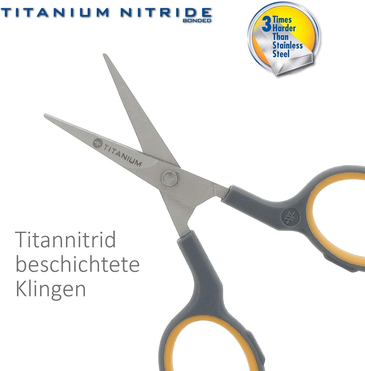 Westcott E-30444 4-inch Titanium Nitride Super Soft Grip Scissors