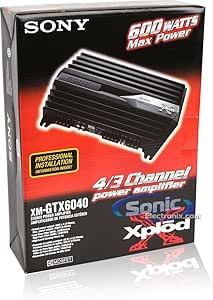 Sony XM ZR604 Xplod 4-Channel Car Amplifier — main product image