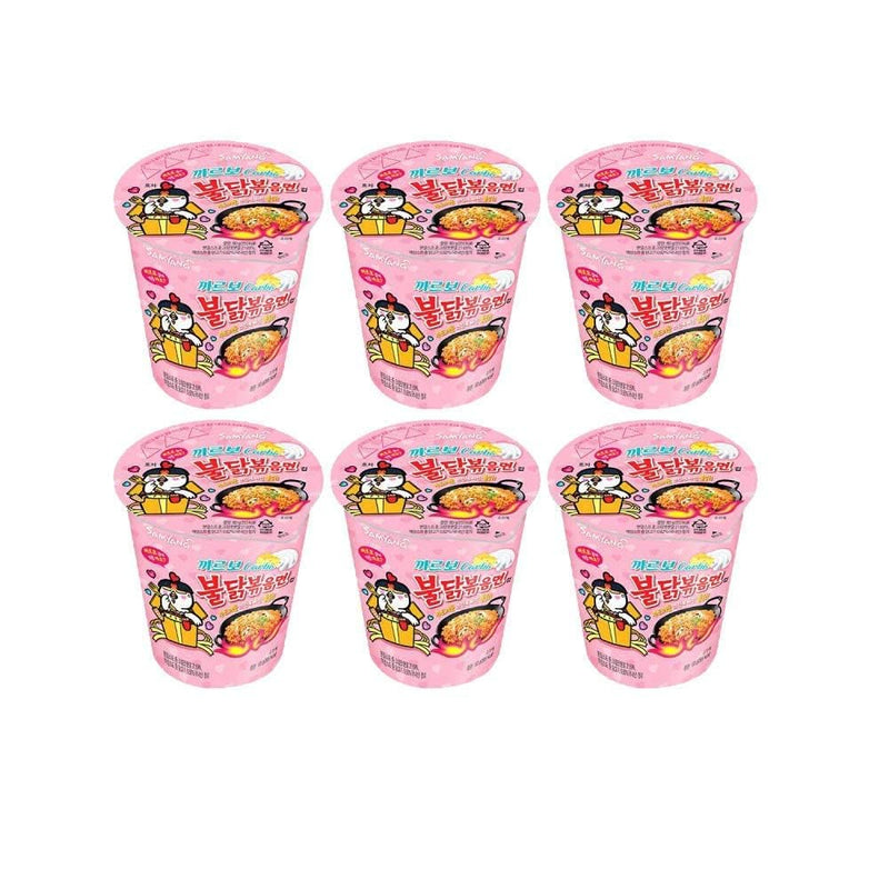 Samyang Carbo Spicy Chicken Cup Noodles - 6 Pack — main product image