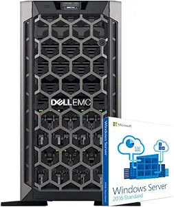 Dell ASISVR89 PowerEdge T440 Tower Server: 2x Intel Silver 4110, 64GB RAM, 8TB HDD, Windows 2016 — main product image