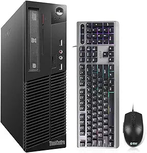 Lenovo M73 ThinkCentre SFF Desktop i5 8GB 1TB HDD (Renewed) — main product image
