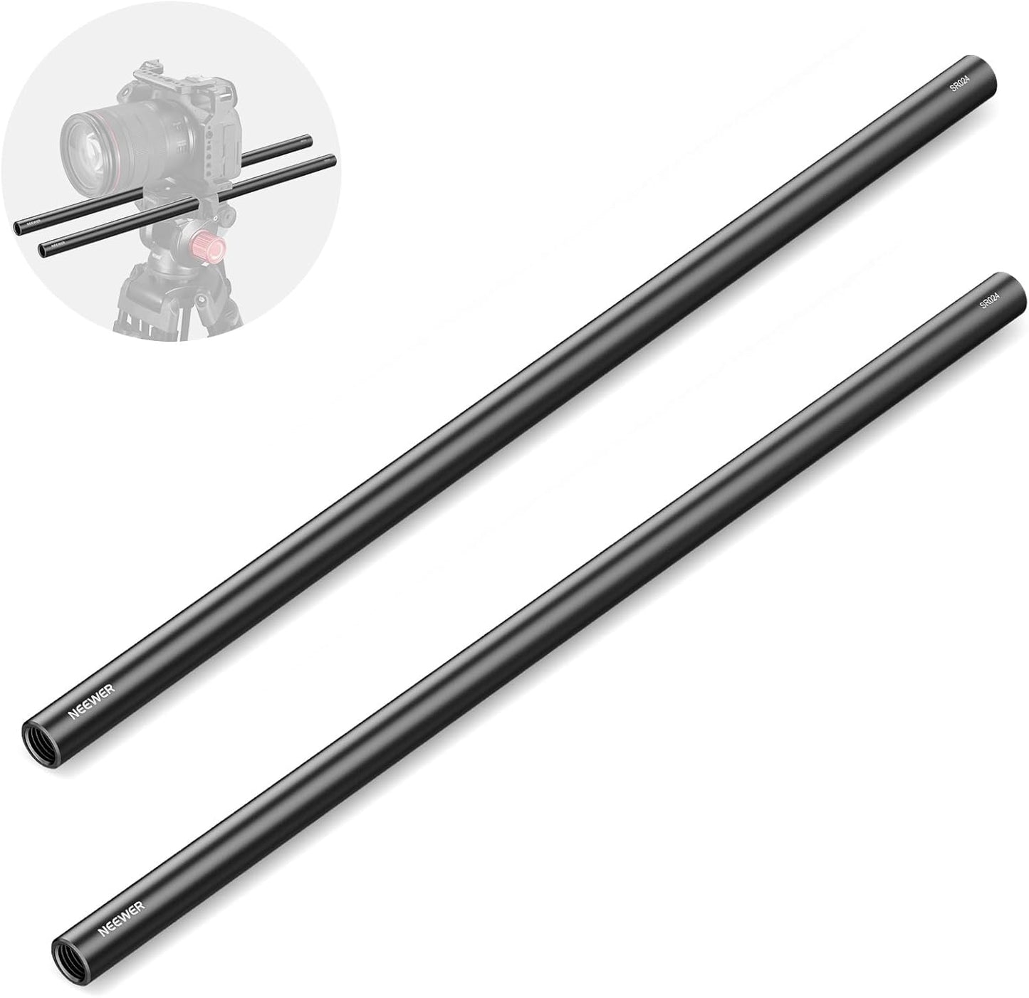 Neewer 10104677 15mm Rods for Camera Rig
