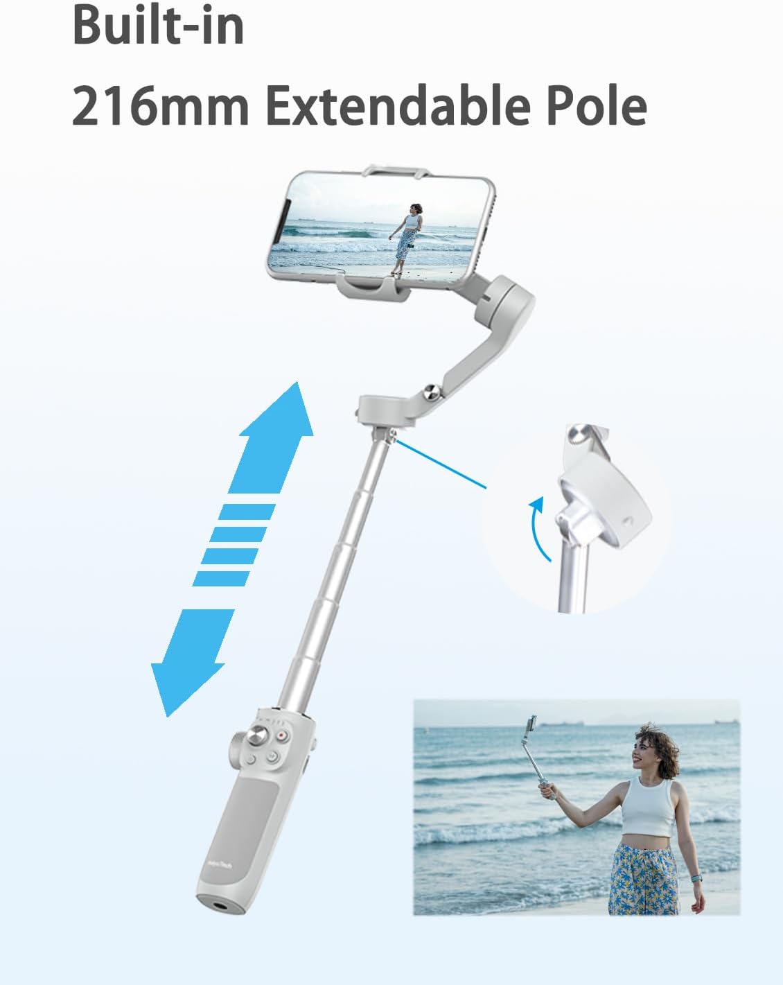 FeiyuTech US-V04-IM-BLE VB4 AI Smartphone Gimbal Stabilizer