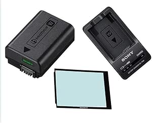 Sony Accessory Bundle NP-FW50 Battery Charger Protector