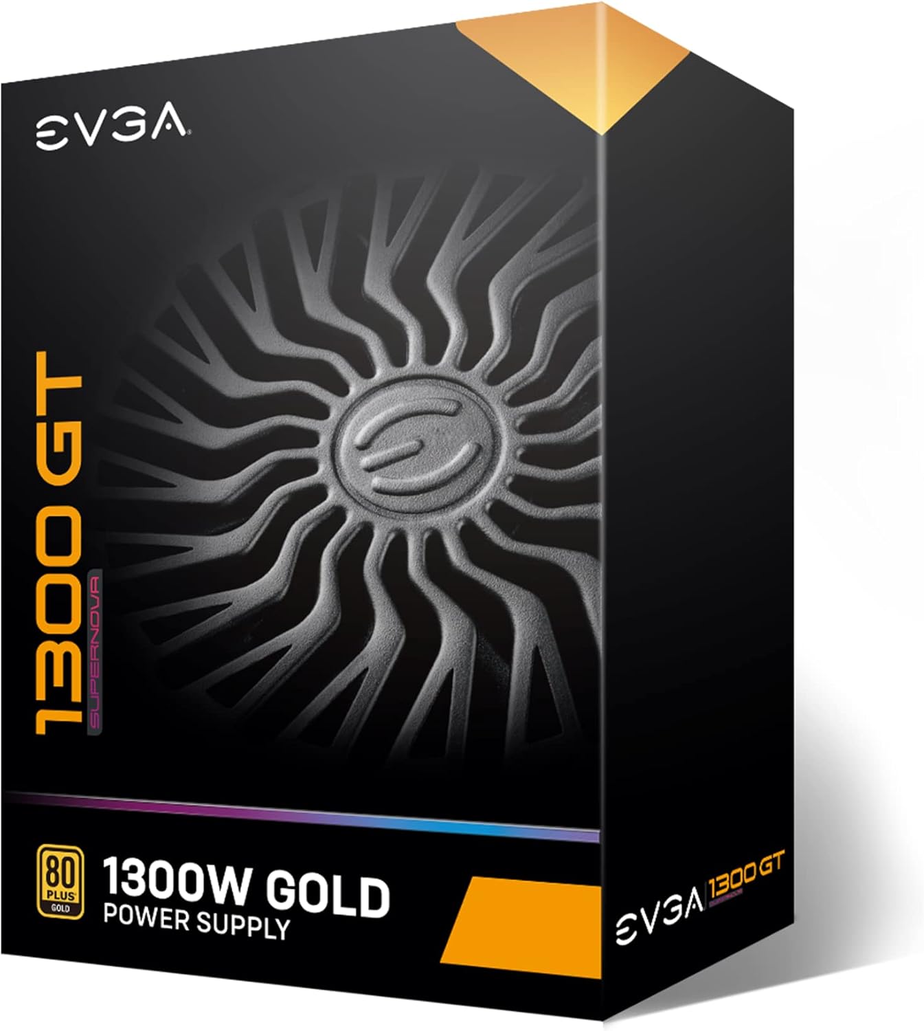 EVGA 220-GT-1300-X1 1300 GT 80 Plus Gold Fully Modular PSU