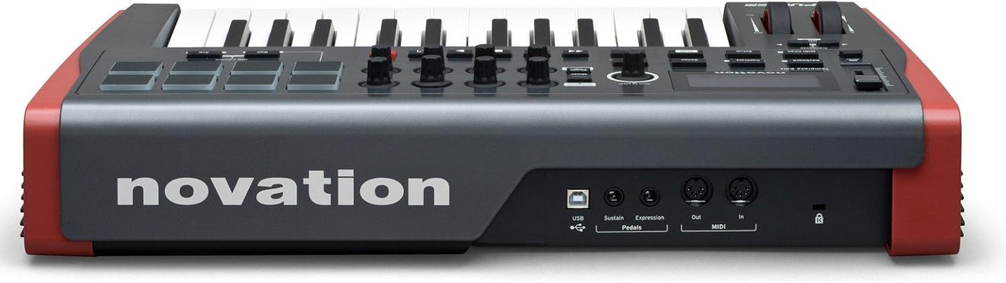 Novation AMS-IMPULSE-25 USB MIDI Controller Keyboard 25-Key