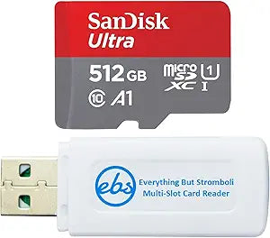 SanDisk 512GB Ultra MicroSD Card Reader — main product image