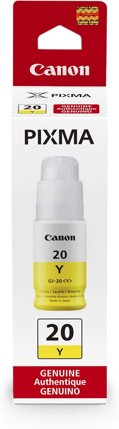 Canon 3396C001 GI-20 Yellow Ink Bottle — main product image