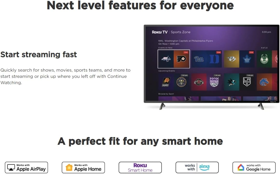 TCL 32S331 32-Inch HD Smart LED TV Renewed No Stand