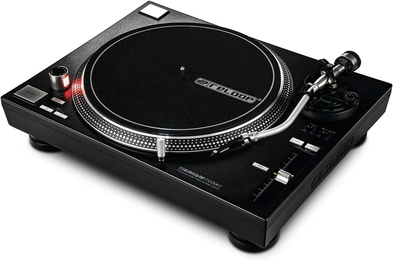 Reloop RP-7000 MK2 Turntable Pair Dust Cover Bundle