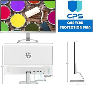 HP 24ea 23.8-inch FHD Monitor: Renewed Audio Bundle