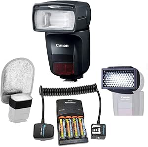 Canon Speedlite 470EX-AI AI Bounce Hot-Shoe Flash Bundle