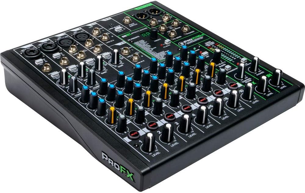 Mackie ProFX10v3 10-Channel Mixer FX Bundle