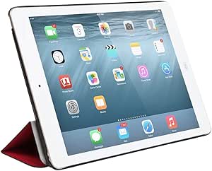 Monoprice 112440 Red Synthetic Leather iPad Air 2 Stand/Cover — main product image