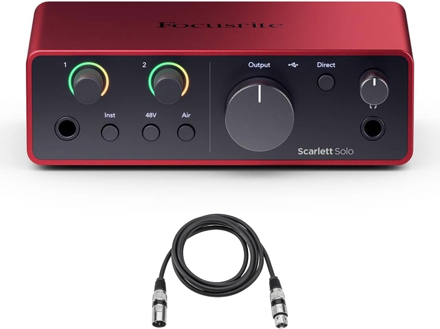Focusrite AMS-SCARLETT-SOLO-4GBUNDLE USB Audio Interface Bundle
