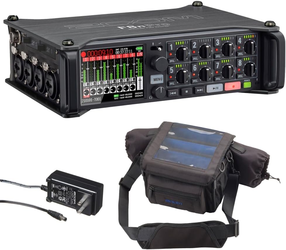 Zoom BZOOZF8NPRO-002 F8n Pro Field Recorder Bundle