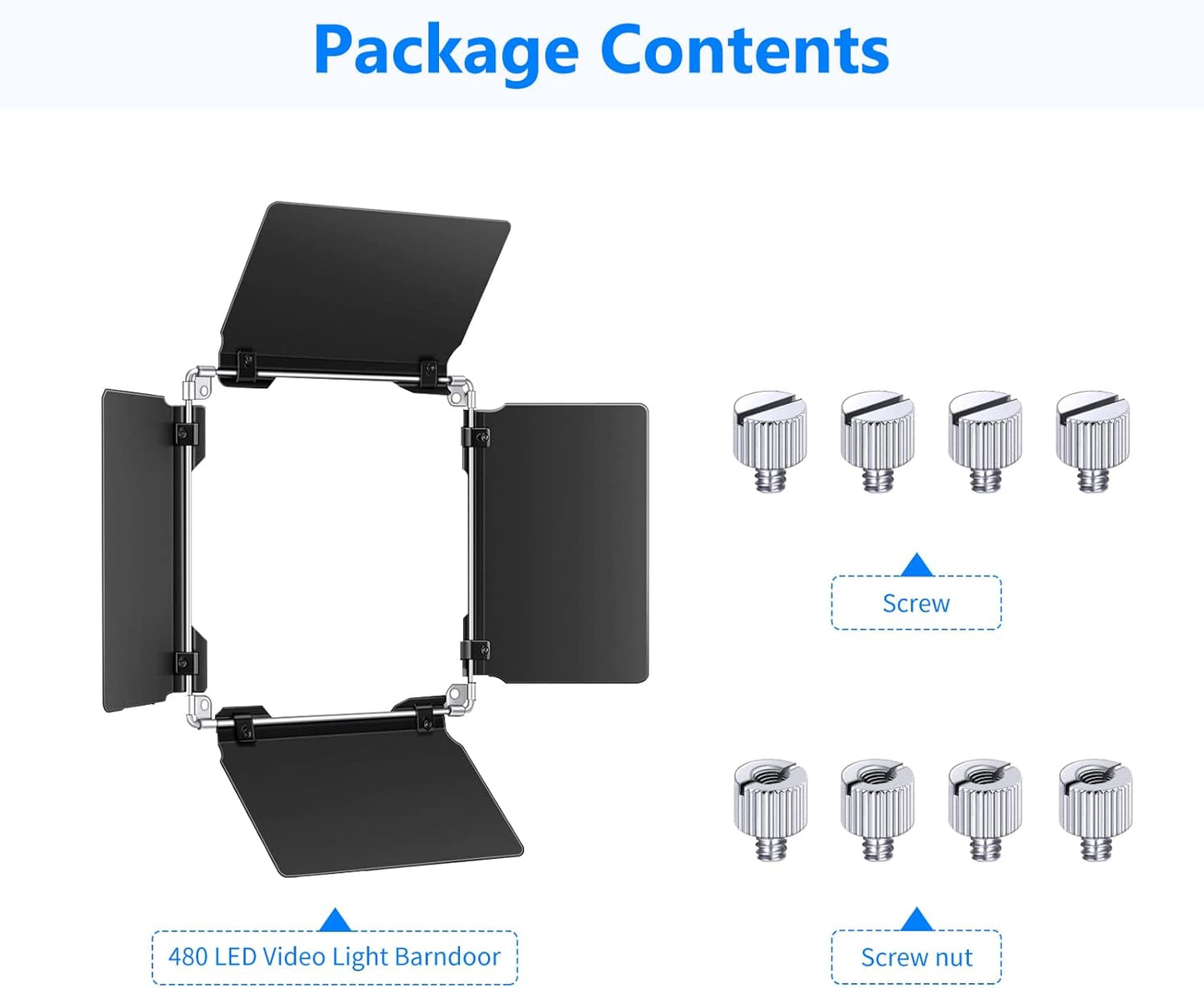 Neewer NA-480 LED Light Barn Door - for 480 LED Panel