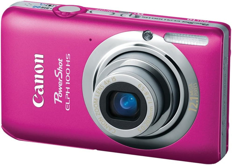 Canon 4926B001 PowerShot ELPH 100 HS 12.1MP Digital Camera (Pink) — main product image