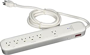 Monoprice 110529 Smart 6-Outlet Home Automation Surge Protector — main product image