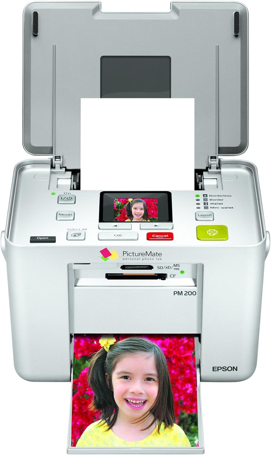 Epson PM 200 PictureMate Pal 4x6 Photo Printer