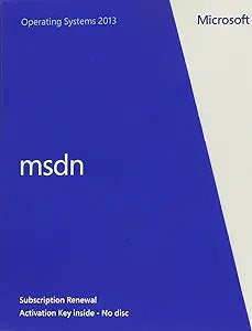 Microsoft H5F-00173 MSDN OS Retail 2013 Medialess Renewal