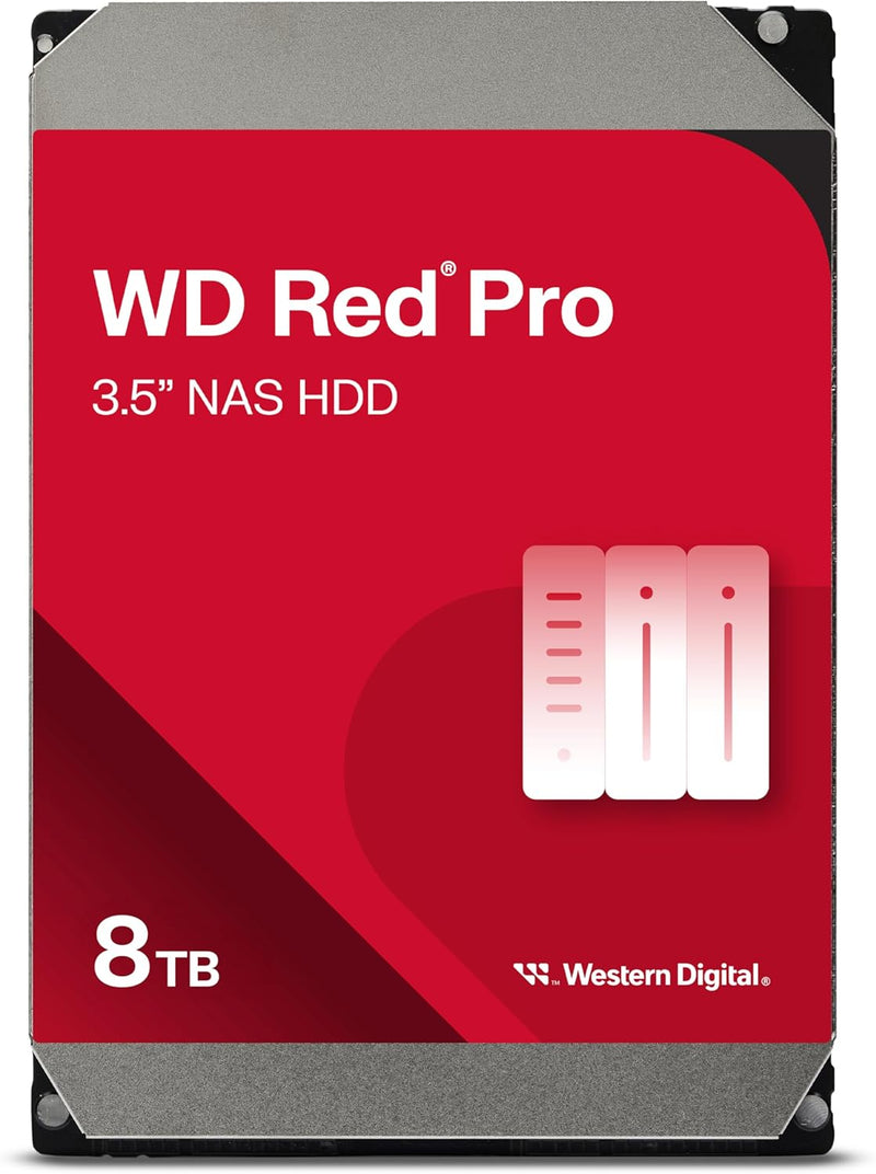 Western Digital WD8005FFBX 8TB Red Pro NAS HDD — main product image